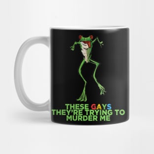 lol frog with qotes Mug